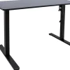 Työpöytä Home4You ERGO OPTIMAL 1-moottorilla 120x60 cm, musta