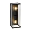 Ulkoseinävalaisin Lucide Claire 400x140mm 2x15W antrasiitti