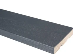 Ulkoverhouslauta JR-Wood, pintamaalattu, harmaa RR23/RAL 7024, eri vaihtoehtoja
