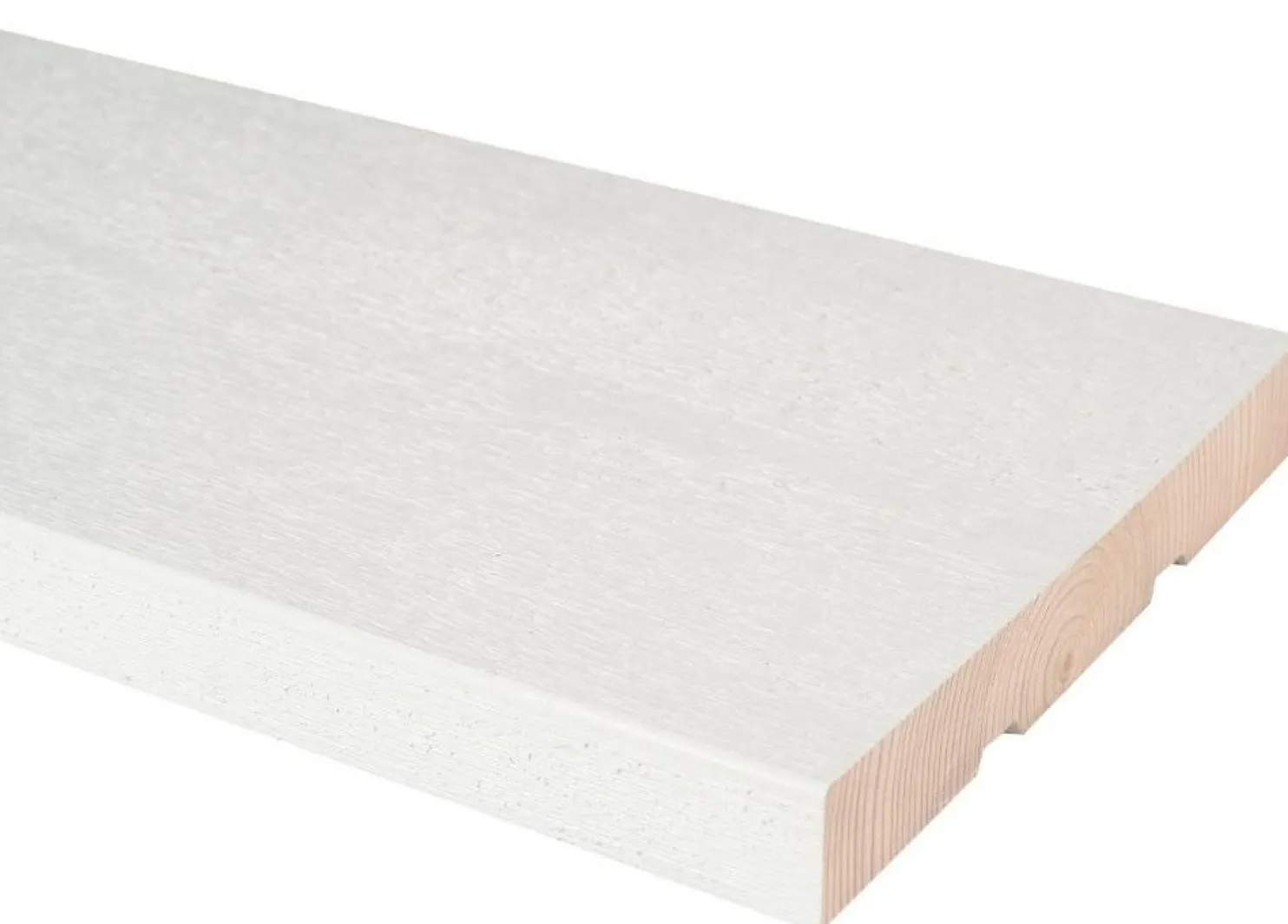 Ulkoverhouslauta JR-Wood, pintamaalattu, valkoinen, eri vaihtoehtoja
