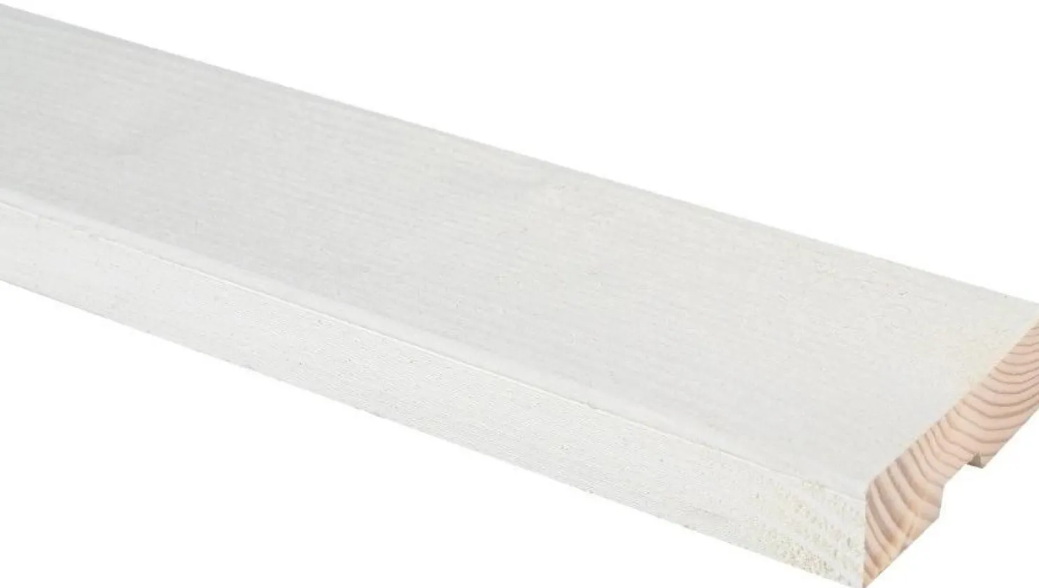 Ulkoverhouslauta JR-Wood, pintamaalattu, valkoinen, eri vaihtoehtoja