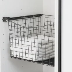 Ulosvedettävä lankakori Norscan Roller, M50, 500x330mm, antrasiitti