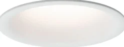 Upotettava LED-valaisin Paulmann Cymbal Coin, IP44, Ø77mm, 6.7W, 430lm, 2700K, himmennettävä, mattavalkoinen