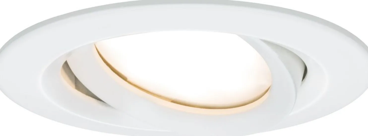 Upotettava LED-valaisin Paulmann Nova Plus Coin, IP65, Ø93mm, 6W, 470lm, 2700K, himmennettävä, eri värejä