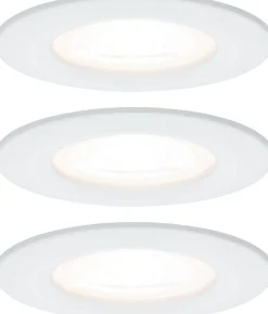 Upotettava LED-valaisin Paulmann Nova Rigid, 3kpl, IP44, Ø78mm, GU10, 6.5W, 460lm, 2700K, himmennettävä, eri värejä