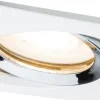 Upotettava valaisin Paulmann Nova Plus, IP65, 93x93mm, GU5.3/GU10, max.35W, 230/12V, himmennettävä, mattavalkoinen/kromi
