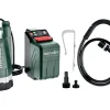 Uppopumppu Metabo TPF 18 LTX 2200 sadevesitynnyrille ilman akkua ja laturia