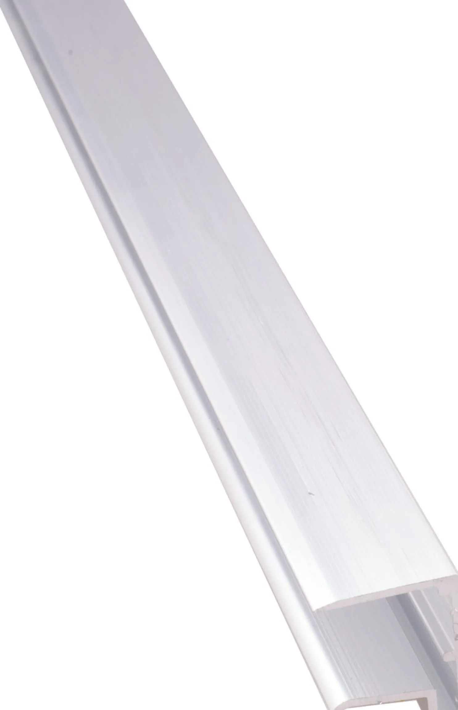U-päätelista Keraplast 16mm, alumiini, määrämittainen