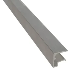 U-päätelista Keraplast 10mm, alumiini 4.0 m