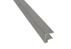 U-päätelistaprofiili Keraplast 10 mm, alumiinia, 2100 mm