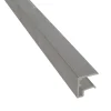 U-päätelistaprofiili Keraplast 16 mm, alumiinia, 1050 mm