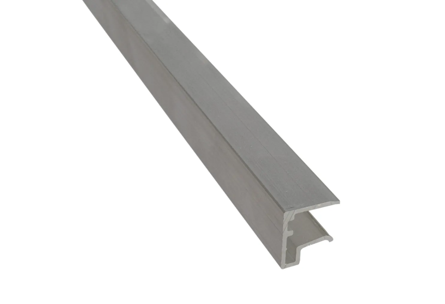 U-päätelistaprofiili Keraplast 16 mm, alumiinia, 1050 mm