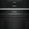 Uuni ja mikroaaltouuni Siemens HB772A1B1-BF722R1B1 iQ700, musta