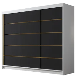 Vaatekaappi AMBER 250 VII, eri värivaihtoehtoja