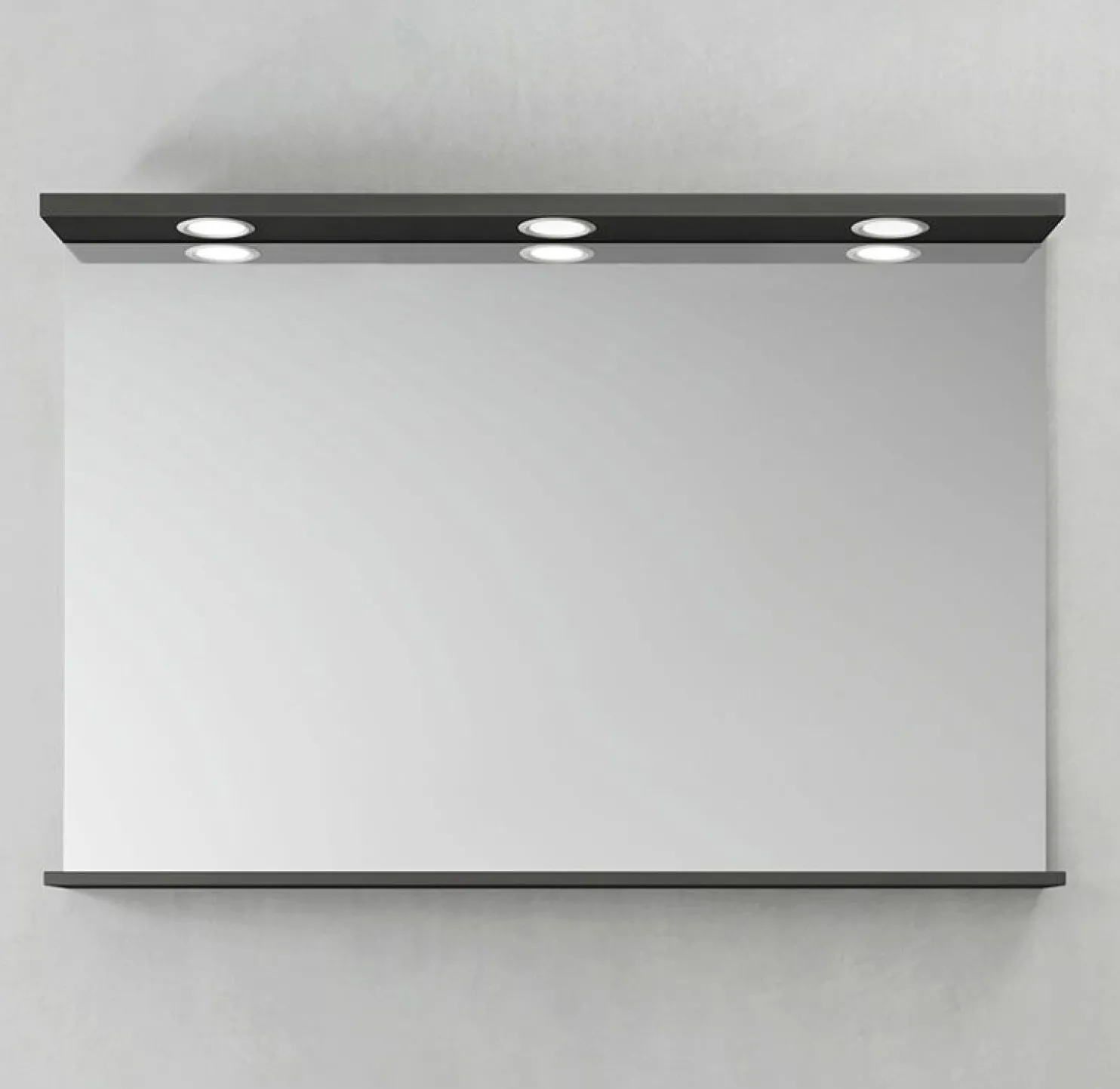 Valopeili Hafa Store 1000x700 mm spoteilla antrasiitti