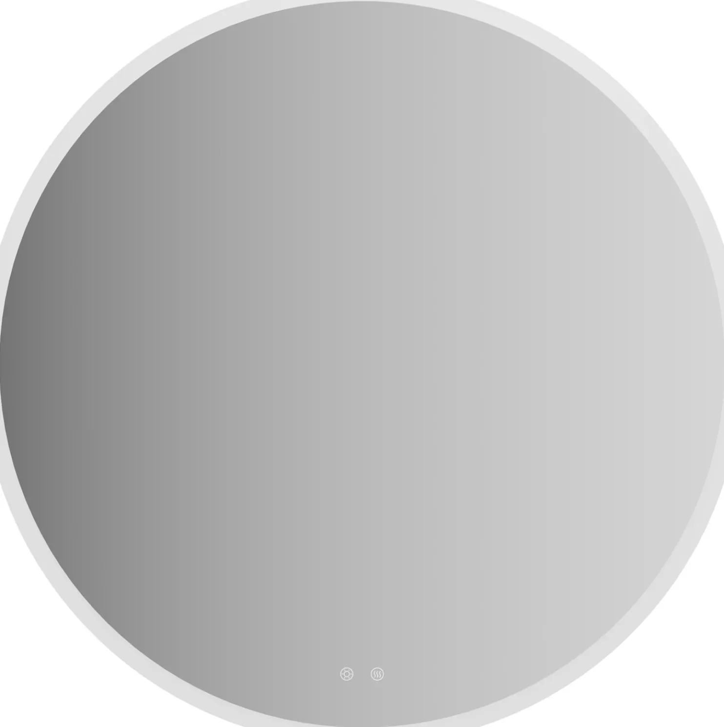 Valopeili Innosanit pyöreä, huurteenestolla