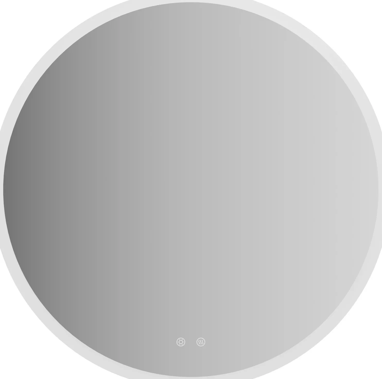 Valopeili Innosanit pyöreä, huurteenestolla