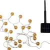 Valosarja aurinkokennolla Paulmann Pauleen Solar Glamour, IP44, 2.8m, 3000K, kulta
