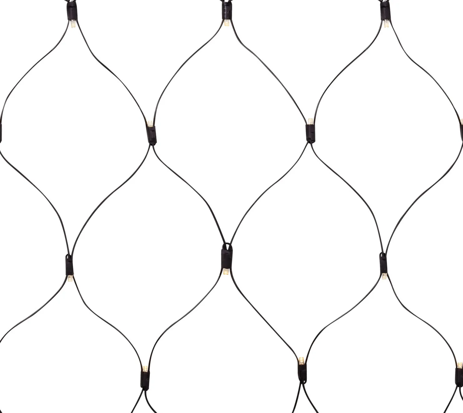 Valoverkko Markslöjd Chrissline, 100 valoa, 2x1.7m, musta, eri valonsävyjä