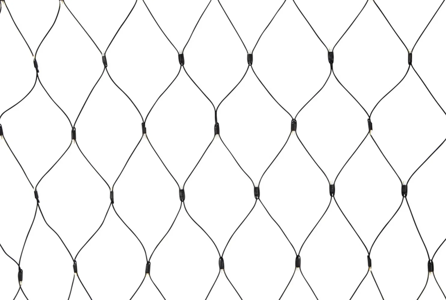 Valoverkko Markslöjd Chrissline, 100 valoa, 2x1.7m, musta, eri valonsävyjä
