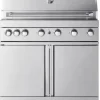 Vapaasti seisova kaasugrilli Myoutdoorkitchen Classic Line Stainless, 6 poltinta ja infrapunalämpö, rst