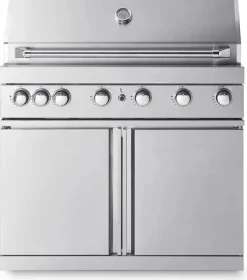 Vapaasti seisova kaasugrilli Myoutdoorkitchen Classic Line Stainless, 6 poltinta ja infrapunalämpö, rst