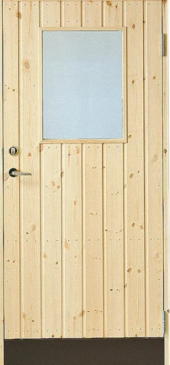 Varaston ovi Jabo 10° suora paneeli, lasi oikea 90x200cm 2-lasi