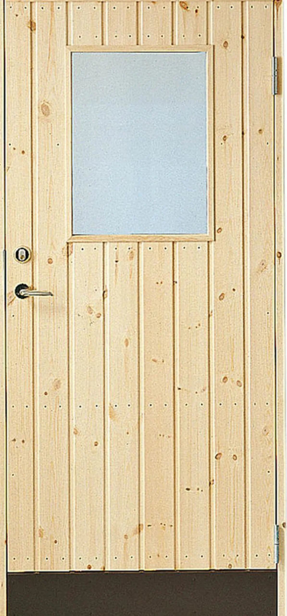 Varaston ovi Jabo 10° suora paneeli, lasi oikea 90x200cm 2-lasi