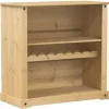 Viinikaappi Corona 107,5x51x105,5 cm täysi mänty (02790)