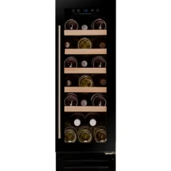 Viinikaappi Dunavox DAUF19.58B, 29.5cm, 1 lämpötila-alue, integroitava, musta