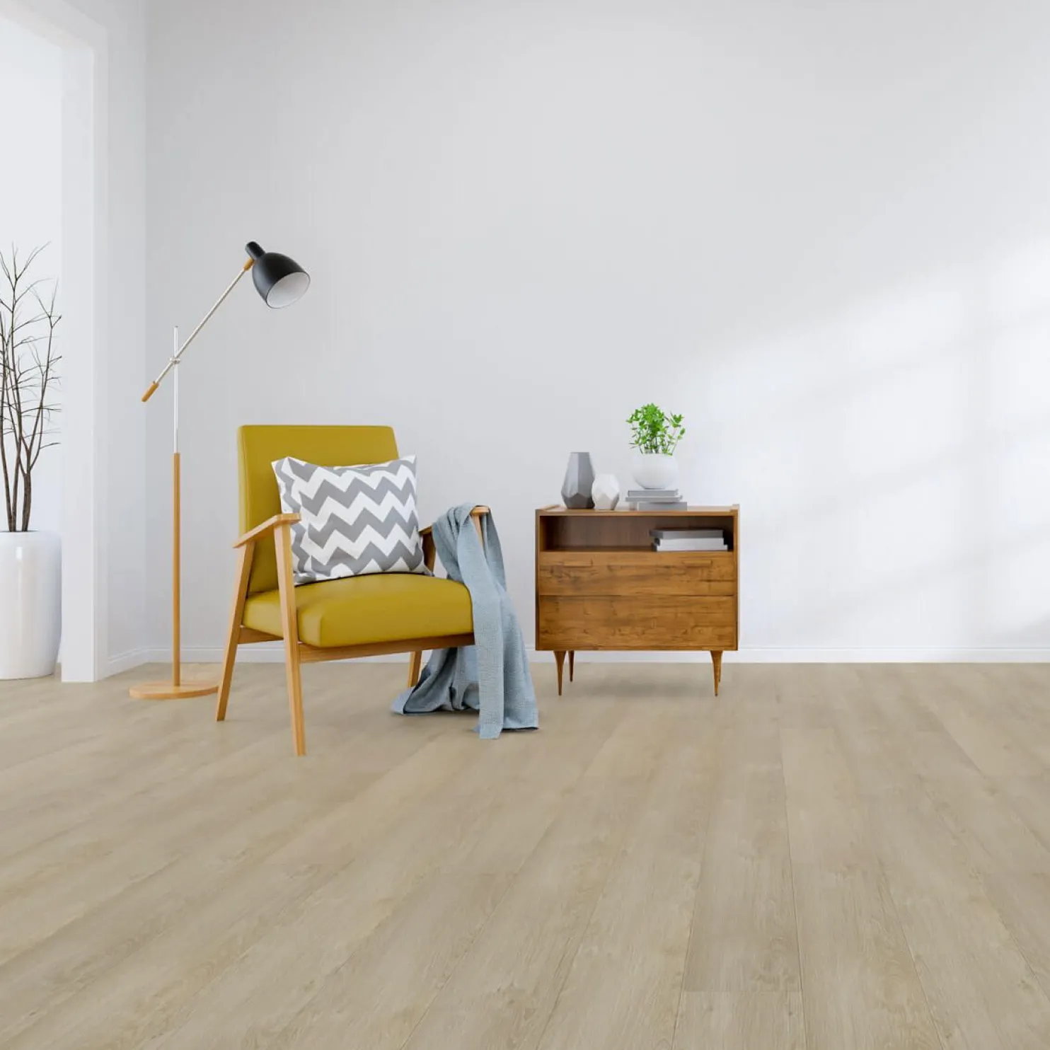 Vinyylilankku Karitma Nordic Design Vinyl 1004 Saana integroitu alusmateriaali