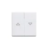 Vipu ABB Impressivo - VIPU2/IP21 "ylös/alas" valkoinen