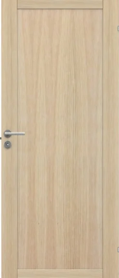 Väliovi Swedoor Unique 501/1P, massiivikehys, 7-10x21, viilutettu tammi valkolakattu