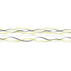 Välitilatarra Dimex Yellow Waves 180-350x60cm