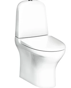 WC-istuin Gustavsberg Estetic 8300 piilo S/P-lukko, Hygienic Flush, C+, valkoinen