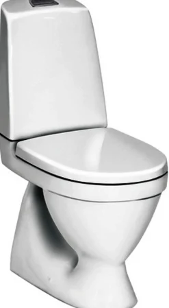 WC-istuin Gustavsberg Nautic 1500 Hygienic Flush kaksoishuuhtelu 4/2,5 l S-lukko avoin huuhtelukaulus soft closing kansi