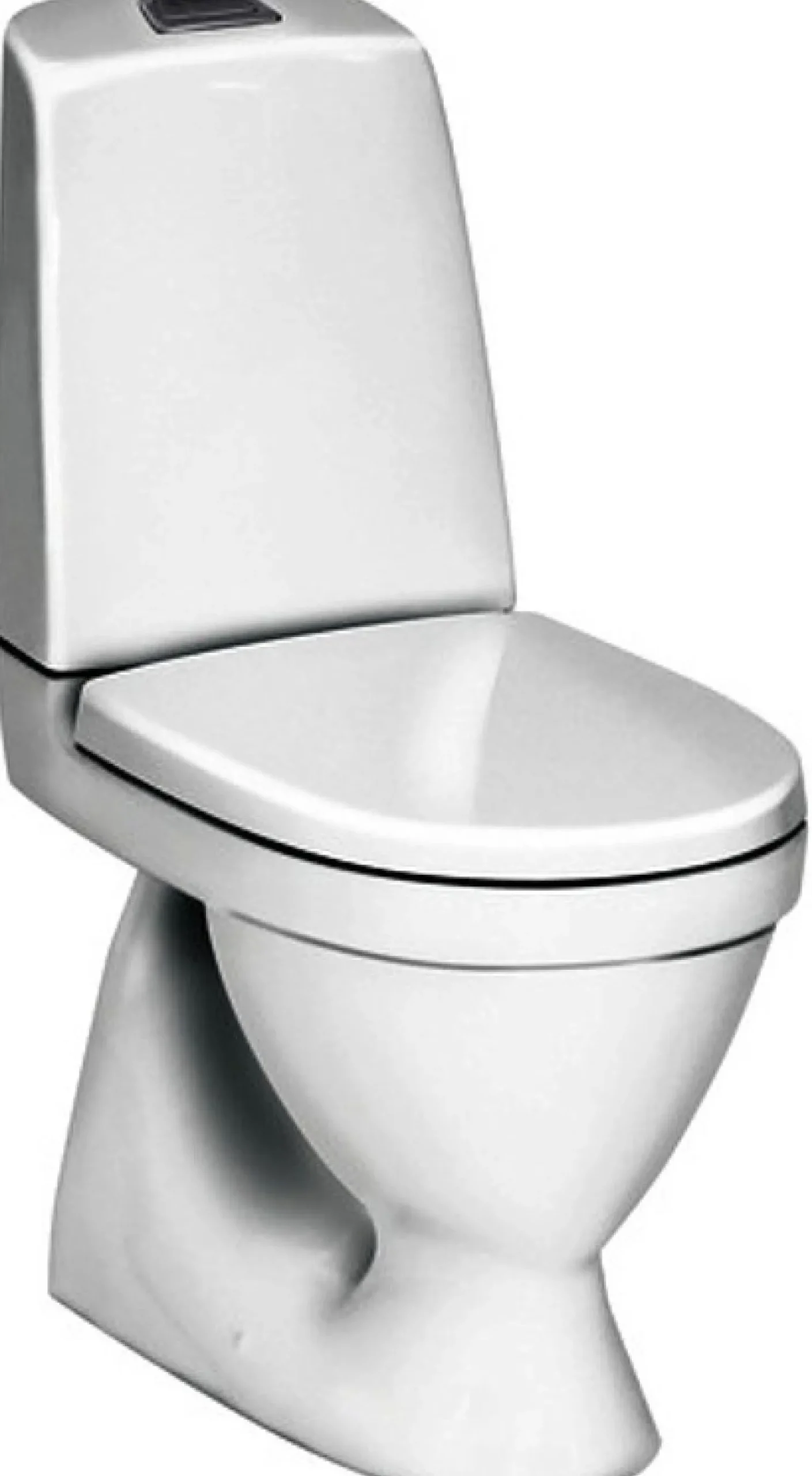 WC-istuin Gustavsberg Nautic 1500 Hygienic Flush kaksoishuuhtelu 4/2,5 l S-lukko avoin huuhtelukaulus soft closing kansi