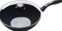 Wokkipannu kannella Swiss Diamond XD, Ø28cm