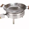Wokkisetti GrillSymbol PRO-450-INOX Ø 45 cm D-300 kaasupoltin säädinletkusetti teräs