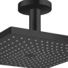 Yläsuihku Hansgrohe Raindance E 300 Air 1jet, kattoputki, piiloasennus, mattamusta